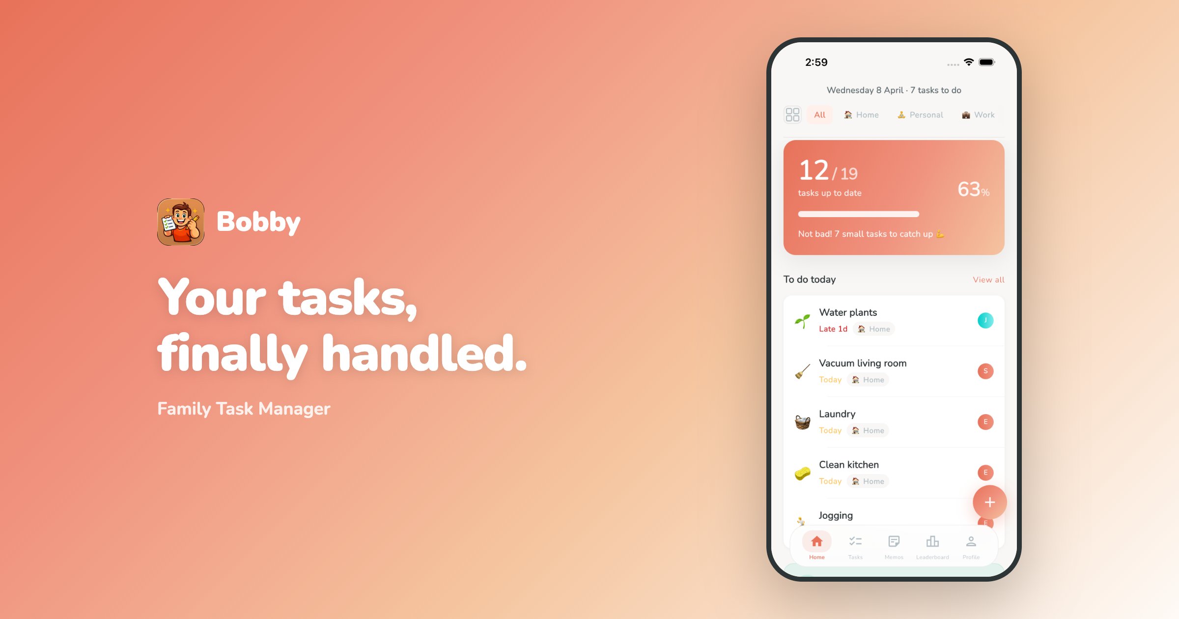 Bobby app screenshot